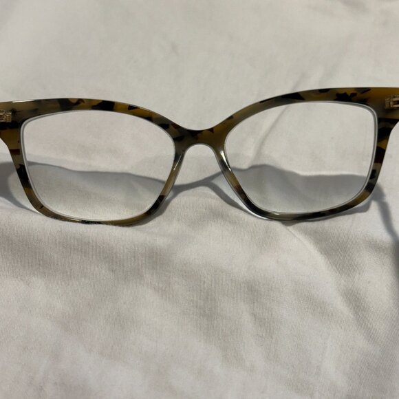 Face a Face Eyeglass Frame Shiso 1 Col 2135 Cat Eye Shape Black Light Tortoise - Picture 8 of 16